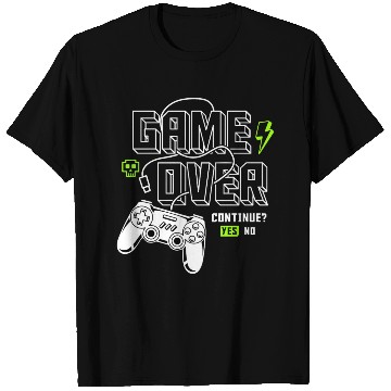 Discover Game Over for Gamers T Shirts