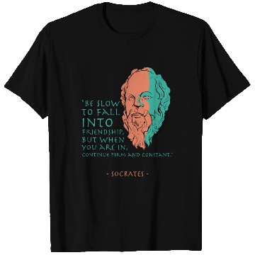 Discover Socrates Stoic Philosophy Quote T Shirts