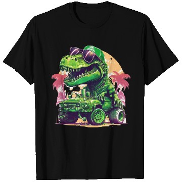 Discover St Patricks Day Dinosaur Monster Truck Trex T Shirts