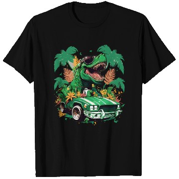 Discover St Patricks Day Dinosaur Monster Truck Trex T Shirts