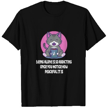Discover Peace Is Addicting Leave Me Alone Introvert Nerd A T Shirts