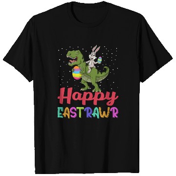 Discover Dinosaur Bunny Happy Easter Sunday T Shirts