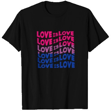 Discover Love Is Love Bisexual T Shirts