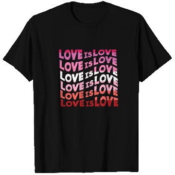 Discover Love Is Love Lesbian T Shirts