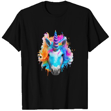 Discover Colourful unicorn T Shirts