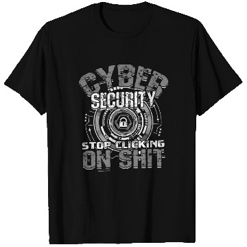 Discover Cyber Security Cyber Hacker Analyst Programmer T Shirts