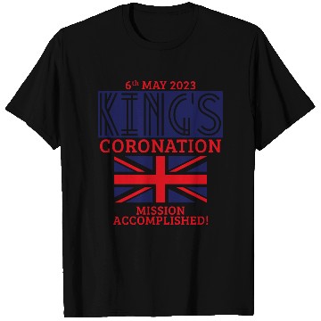 Discover King’s Coronation, Mission Accomplished (Navy) T Shirts