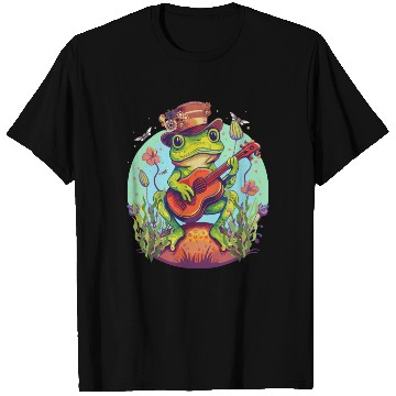Discover Cottagecore Steampunk Guitarist Frog Dark Academia T Shirts