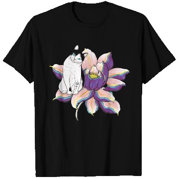 Discover Lotus Cat T Shirts