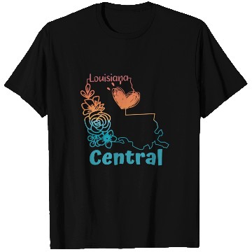 Discover I love my home town in Central Louisiana T Shirts