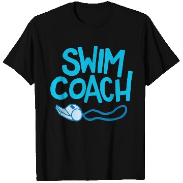 Discover Swim Coach Swimming T Shirts