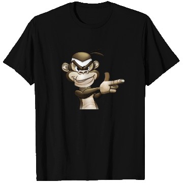 Discover Gangster Monkey Graffity Handgun T Shirts