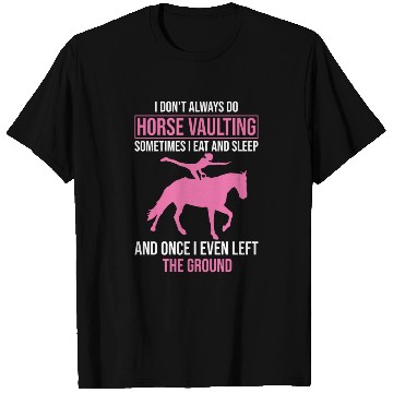 Discover Funny Equestrian Horse Vaulting T Shirts