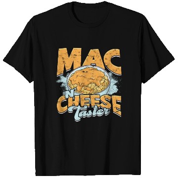 Discover Mac N' Cheese Taster Pasta Food Macaroni T Shirts