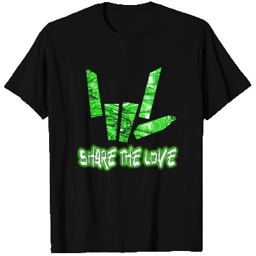 Discover Share The Love Green 1 T Shirts