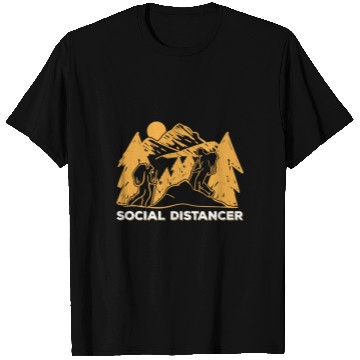 Discover Social Distancer Hiking T Shirts