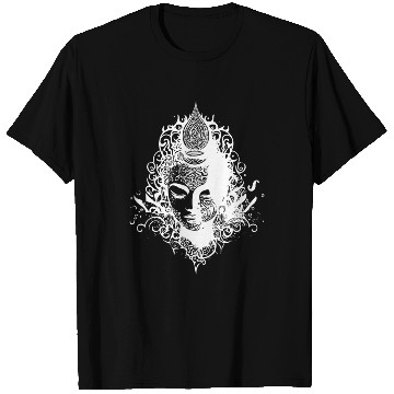 Discover Meditating Buddha Portrait Spiritual Nature T Shirts