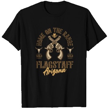 Discover Flagstaff Arizonna wild west town T Shirts