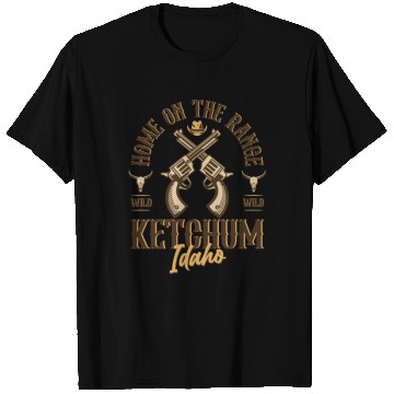 Discover Ketchum Idaho wild west town T Shirts