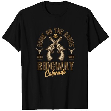 Discover Ridgway Colorado wild west town T Shirts