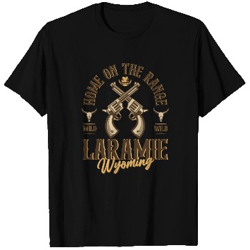 Discover Laramie Wyoming wild west town T Shirts