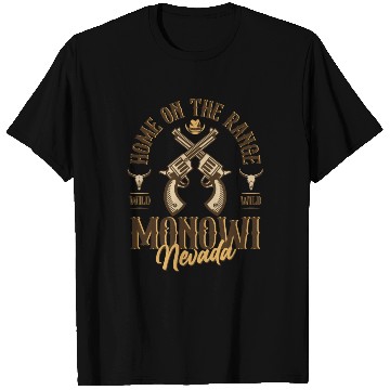Discover Monowi Nevada wild west town T Shirts