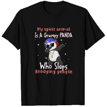 Discover Grumpy Panda Who Slaps Annoying People T Shirts