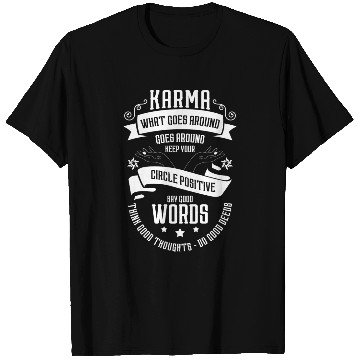 Discover Karma Positive Attitude Mental T Shirts