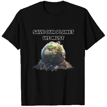 Discover Save Our Planet We Must T Shirts