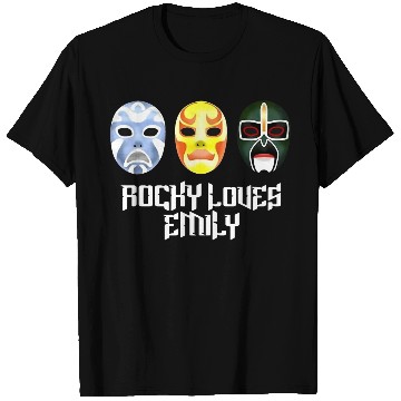 Discover Rocky Loves Emily Funny T Shirts