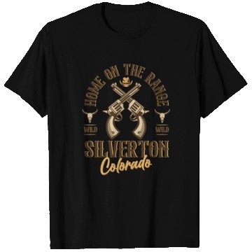 Discover Silverton Colorado wild west town T Shirts