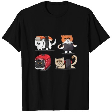 Discover Sushi Persian Cat for Funny Cat Lover T Shirts