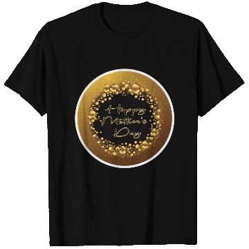 Discover Happy Mother's Day Elegant Gold stickers T Shirts