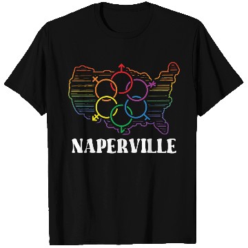 Discover Naperville Pride Month Pride Flag LGBT Community L T Shirts