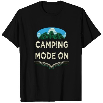 Discover Camping Mode On Wildlife Nature Lover Outdoor Tree T Shirts