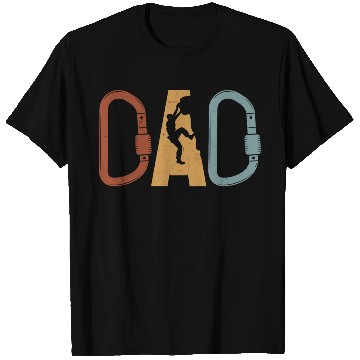 Discover Mountain Climbing Dad Mountaineering T Shirts