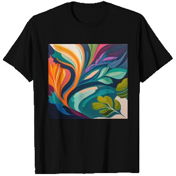 Discover colorful and vibrant abstract painting T Shirts