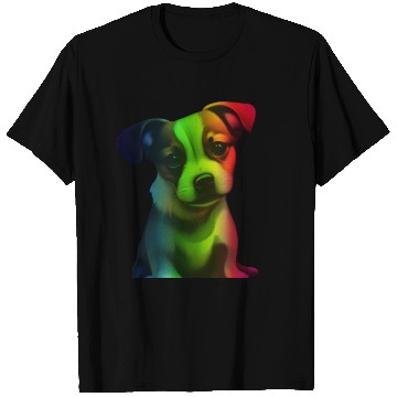 Discover rainbow puppy T Shirts