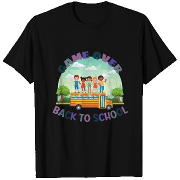 Discover game over back to school T Shirts