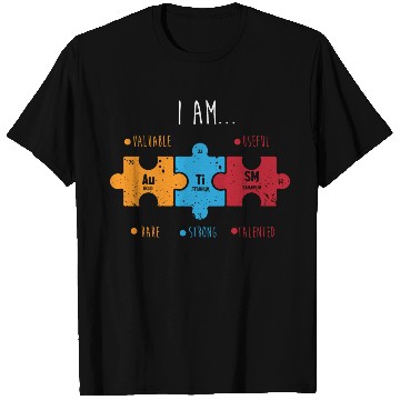 Discover Autism Awareness Autism Periodic Table T Shirts