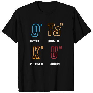 Discover Anime Lover Funny Science Otaku Periodic Table T Shirts