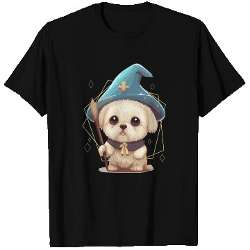 Discover Cute Wizard Dog Roleplaying Dice Nerdy RPG Tableto T Shirts