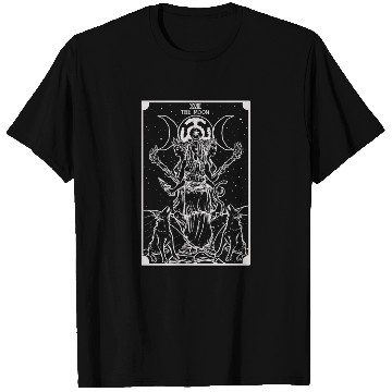 Discover The Goddess Hecate in The Moon Tarot Card (Shadow) T Shirts
