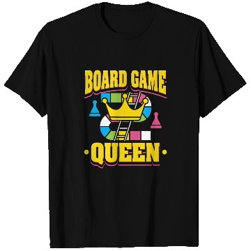 Discover Board Game Queen T Shirts