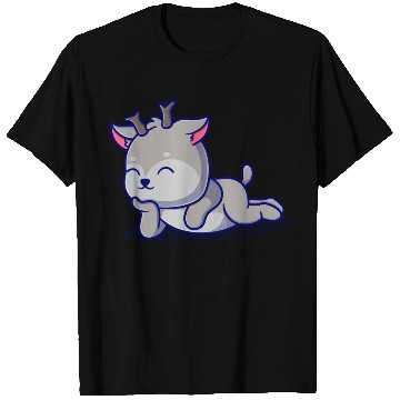 Discover Cute deer cartoon icon illustration gift T Shirts