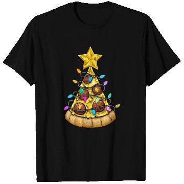 Discover Christmas Pizza Christmas Light T Shirts