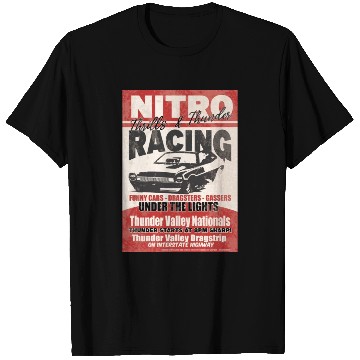 Discover Vintage Hot Rod Classic Funny Drag Racing Poster T Shirts