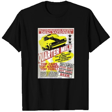 Discover Vintage Hot Rod Classic Drag Racing Poster T Shirts