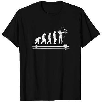 Discover Archer Arrow and bow sports Evolution Archery T Shirts