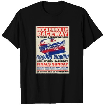 Discover Vintage Hot Rod Classic Drag Racing Poster T Shirts